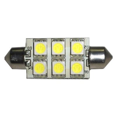 Festoon 6 LED SMD 5050 3chips 42mm 12V 